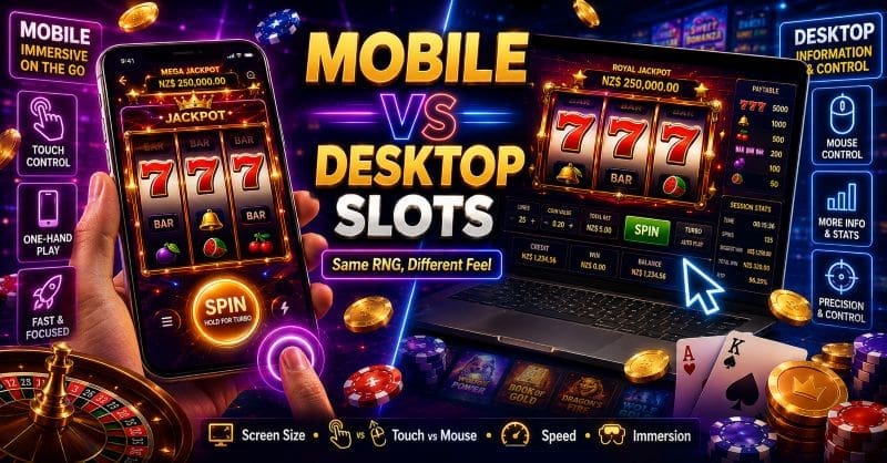Why Mobile Slots Feel Different From Desktop Slots